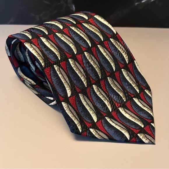Ketch Classics Red and Blue Patterned 57” Tie - Picture 1 of 3